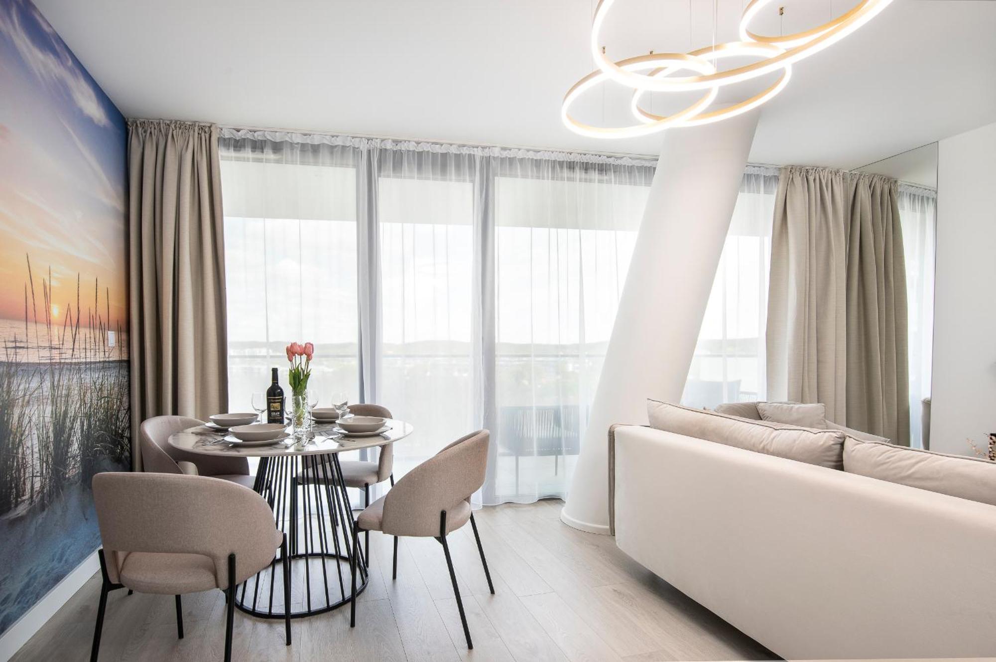 Ferienwohnung Wave Panorama 8Th Floor Sea View Misdroy Exterior foto