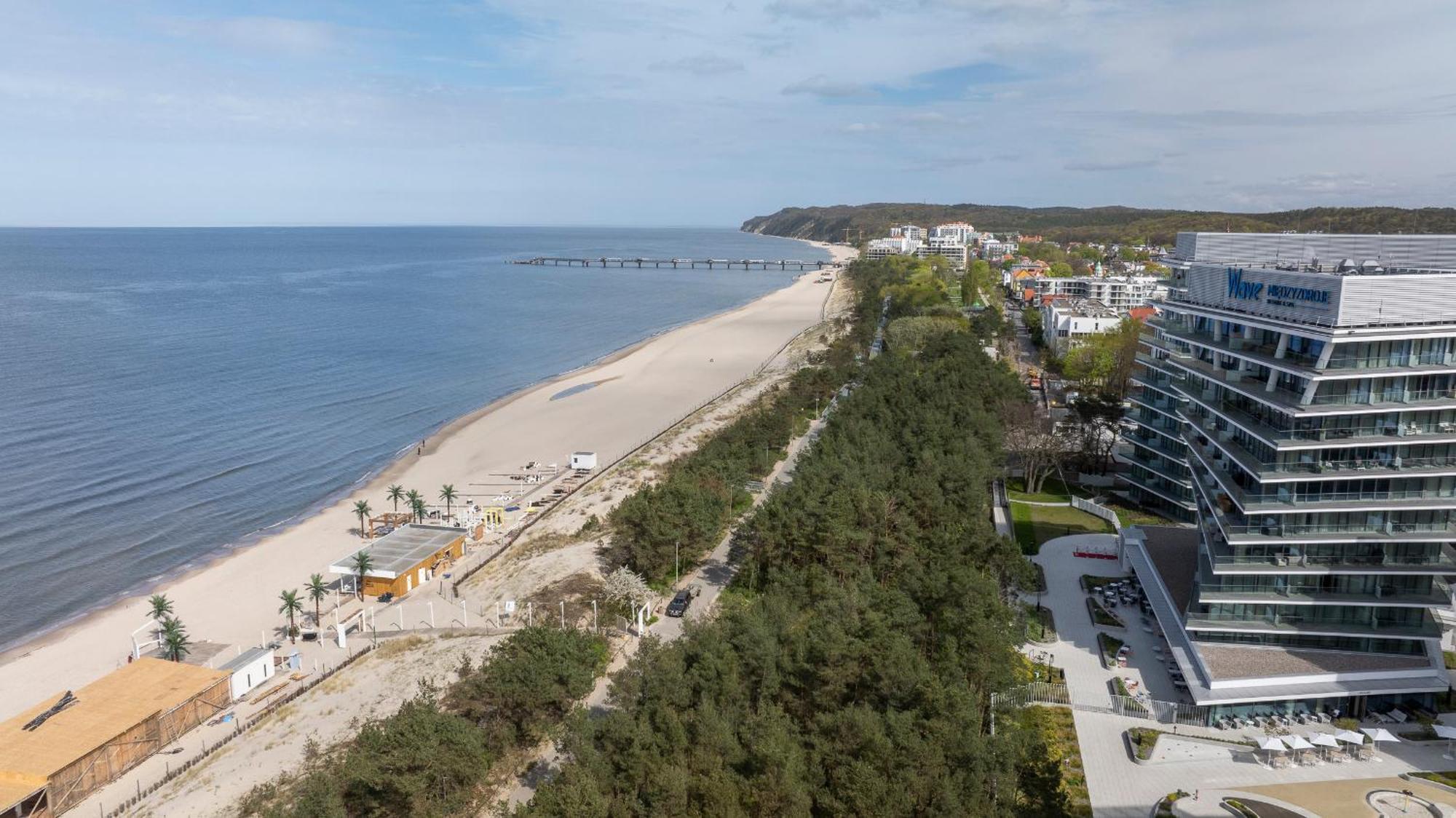 Ferienwohnung Wave Panorama 8Th Floor Sea View Misdroy Exterior foto