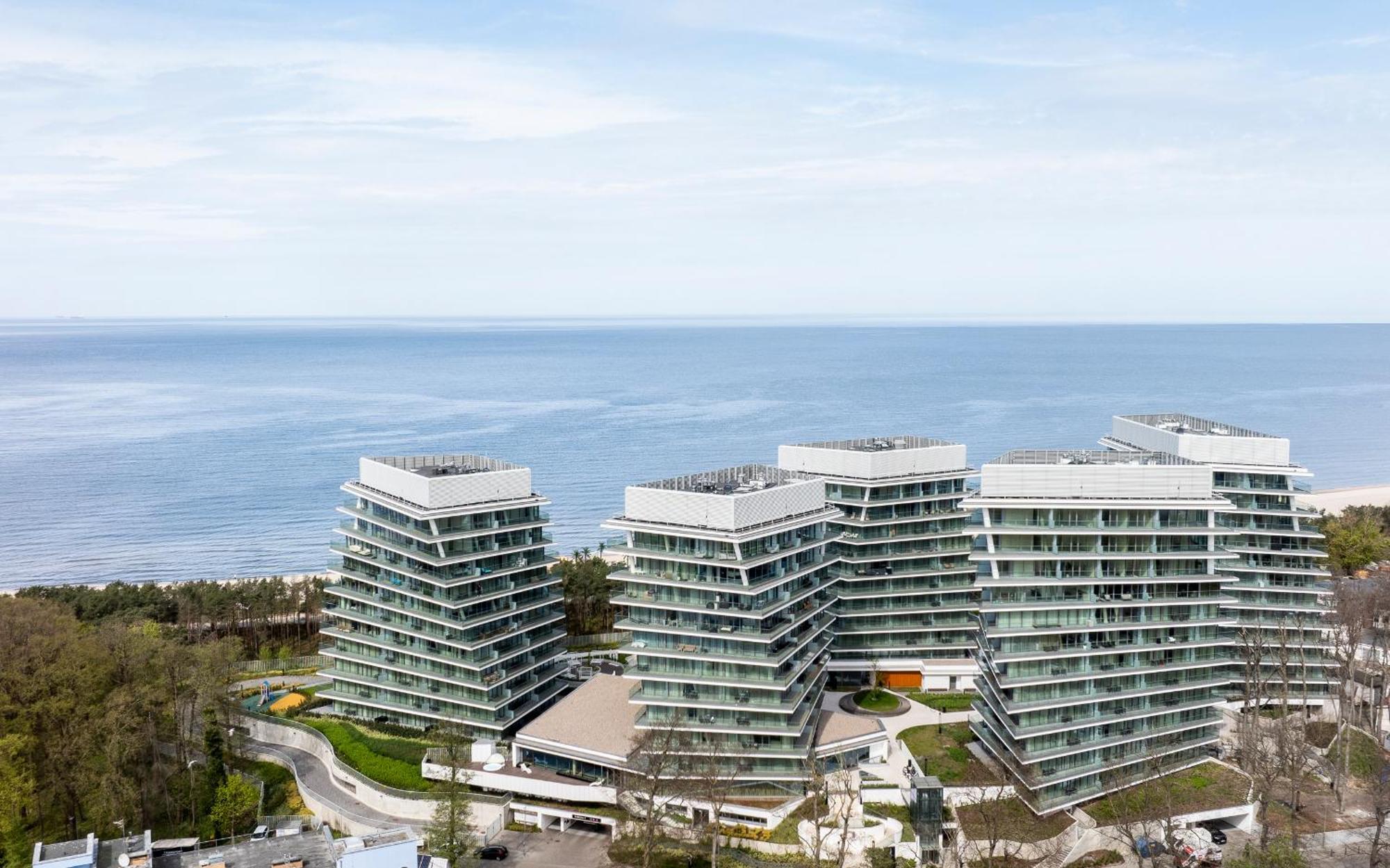Ferienwohnung Wave Panorama 8Th Floor Sea View Misdroy Exterior foto