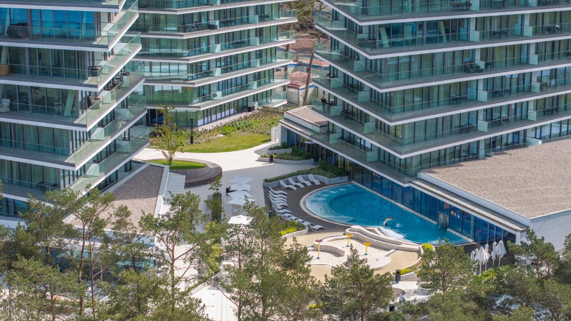 Ferienwohnung Wave Panorama 8Th Floor Sea View Misdroy Exterior foto